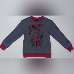 Marvel Gray and Red Spidey Sweatshirt